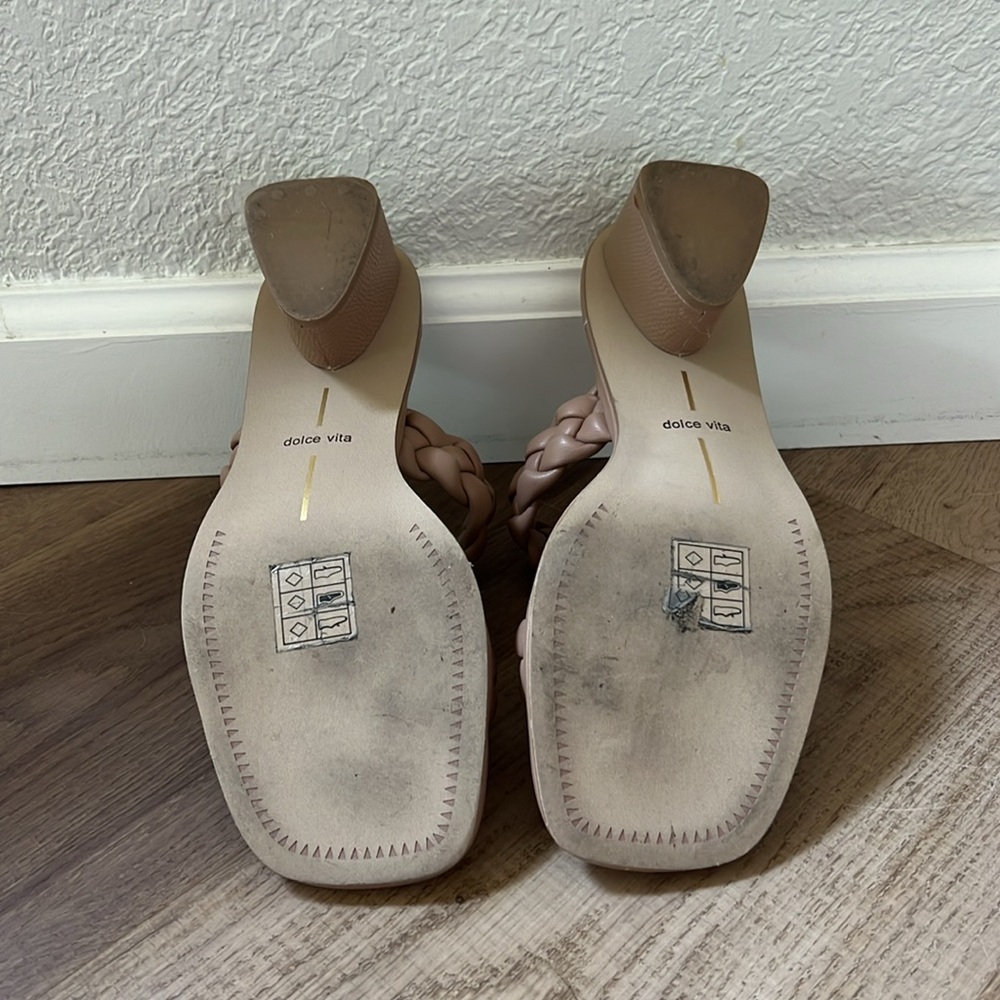 Dolce Vita nude braided heels - Picture 3 of 3